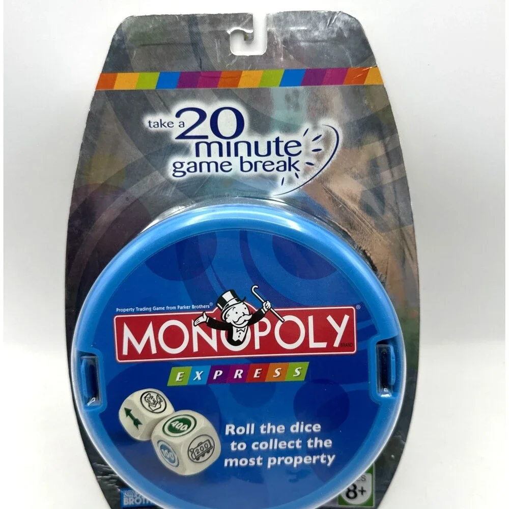 Monopoly Express 20 Minute Game 8+ 2-4 Players NEW SEALED